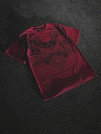 "DEATHWEAVE" T-SHIRT (RED) [PRE-ORDER]