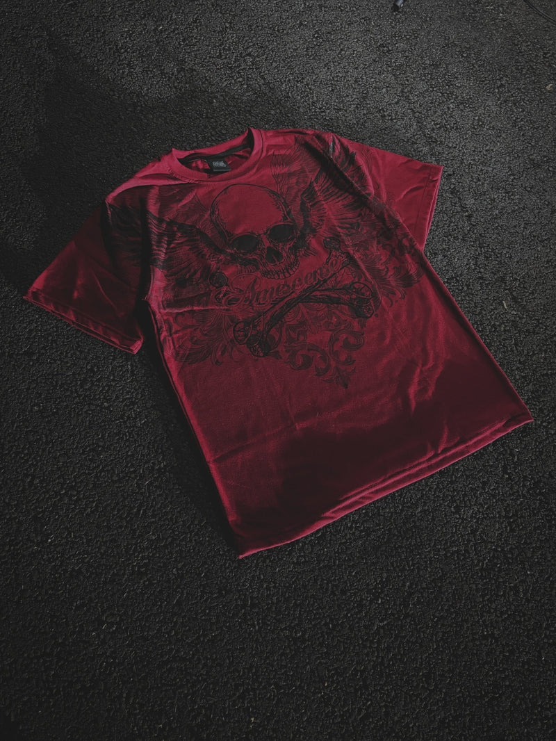 "DEATHWEAVE" T-SHIRT (RED) [PRE-ORDER]