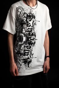 "STAINED" T-SHIRT - WHITE