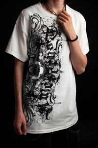 "STAINED" T-SHIRT - WHITE