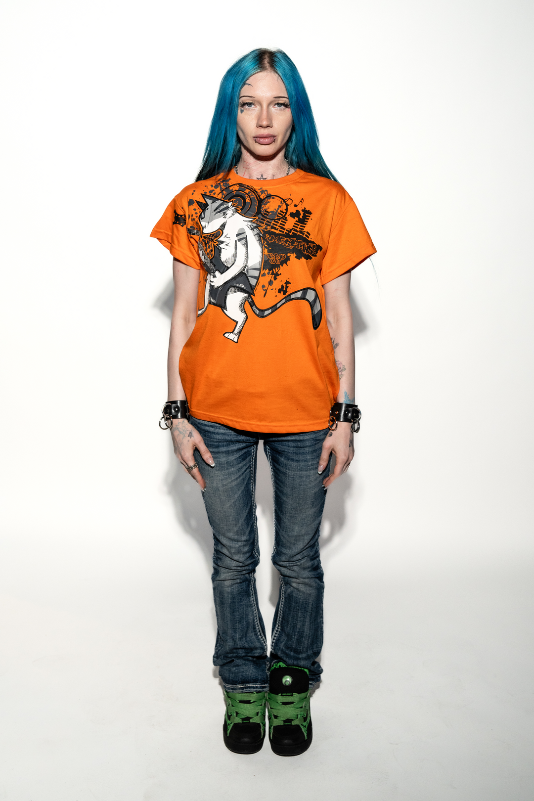 "AMMOCAT RIFF" TEE (ORANGE)