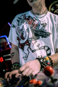 "AMMOCAT RIFF" TEE (WHITE) [PRE-ORDER]