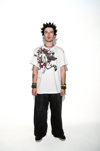 "AMMOCAT RIFF" TEE (WHITE) [PRE-ORDER]