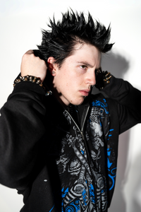 "VERSUS" ZIP-UP HOODIE