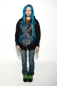 "VERSUS" ZIP-UP HOODIE