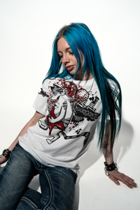 "AMMOCAT RIFF" TEE (WHITE) [PRE-ORDER]