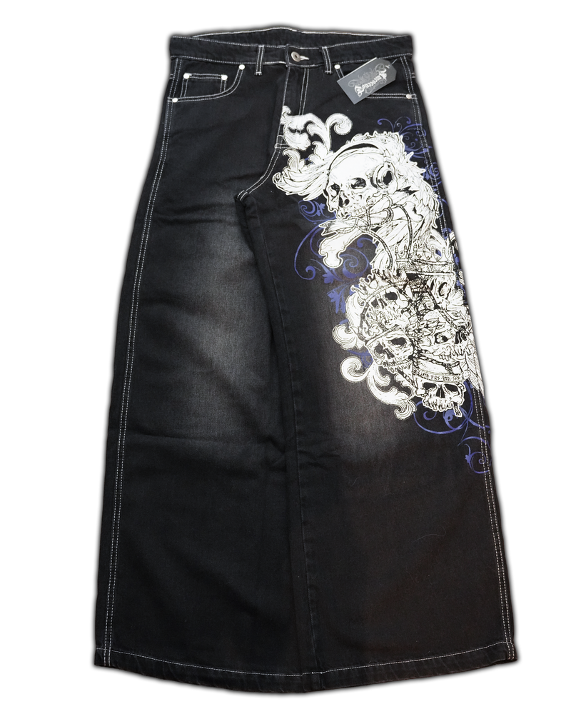 "ASCENT" WASHED DENIM JEANS