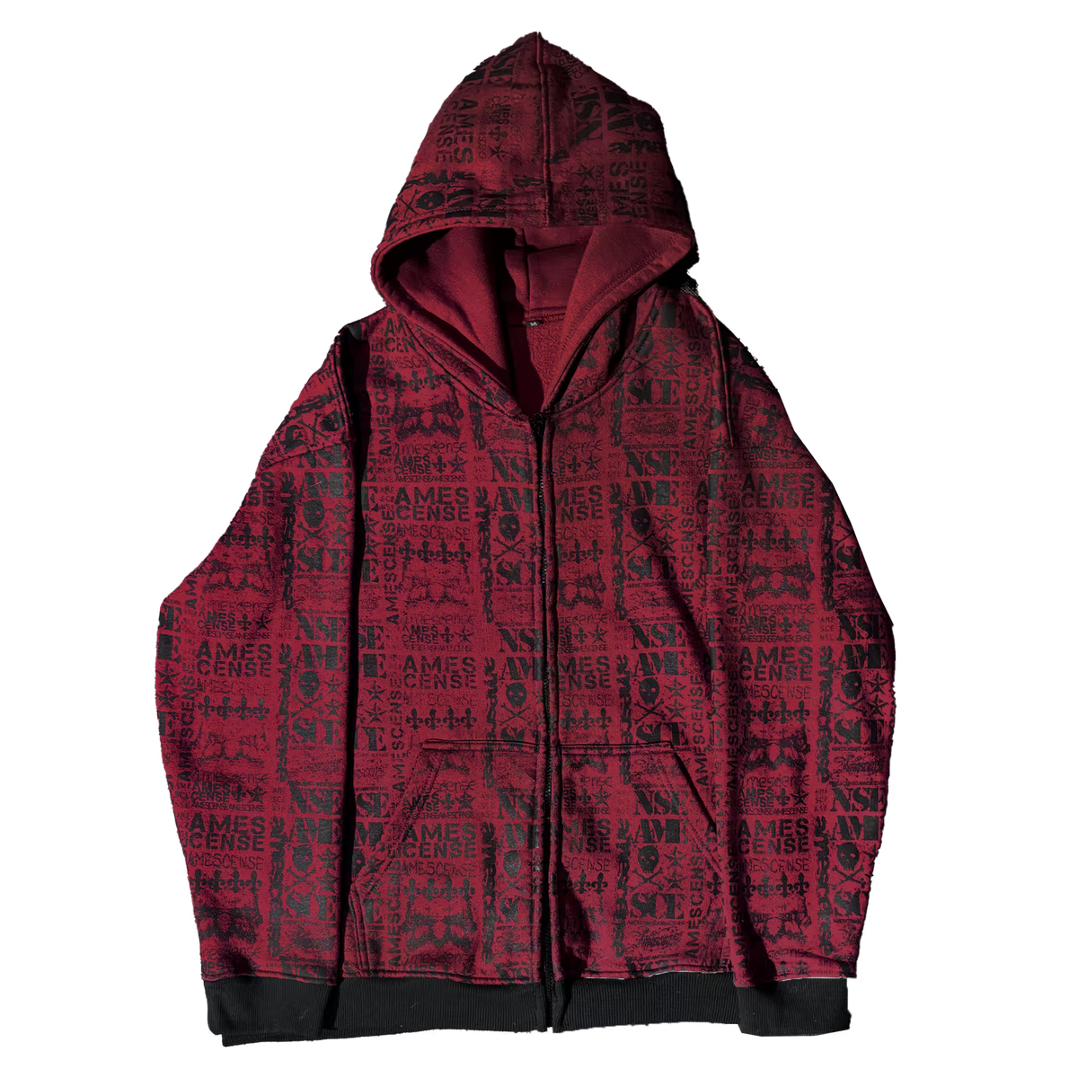 "MAZE" PATTERN HOODIE