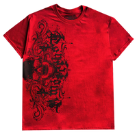 "STAINED" T-SHIRT (CARDINAL RED)