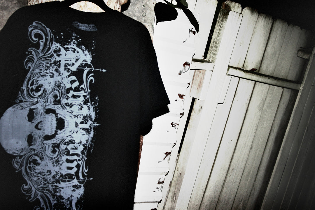 "STAINED" T-SHIRT - BLACK