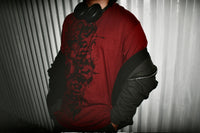 "STAINED" T-SHIRT - GARNET RED [PRE-ORDER]