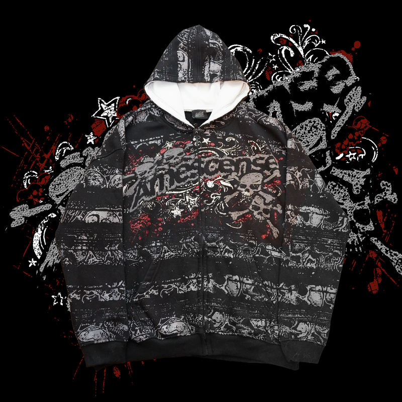 "SPLAT" ZIP-UP HOODIE