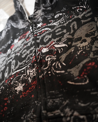 "SPLAT" ZIP-UP HOODIE