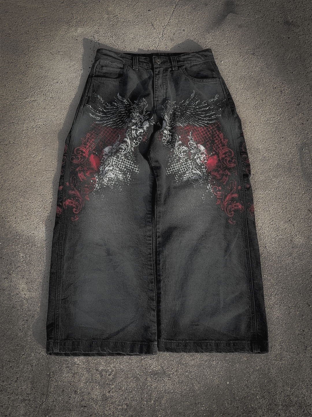 [PRE-ORDER] "ANTIDOTE" WASHED DENIM JEANS