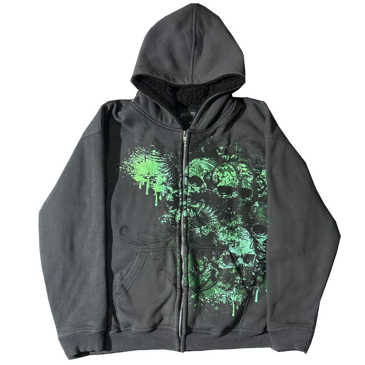 "GOUGE" HEAVYWEIGHT ZIP-UP