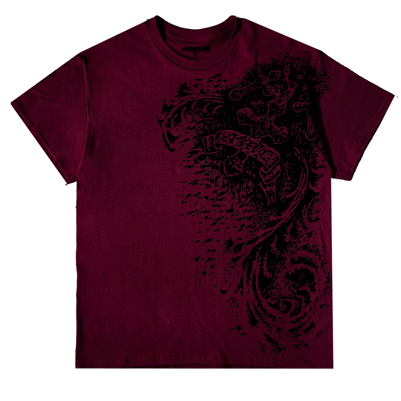 "NEMURE" T-SHIRT - GARNET RED [PRE-ORDER]